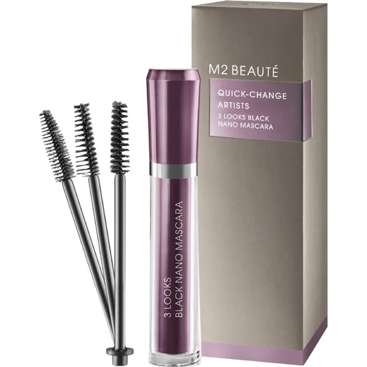 M2 Beauté 3 Looks Nano Mascara Black Nano 6 g