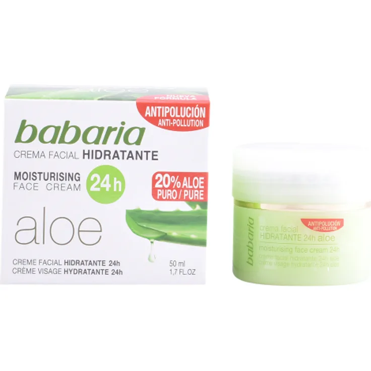 Babaria Aloe Vera Crema Hidratante 24 Horas 50 ml