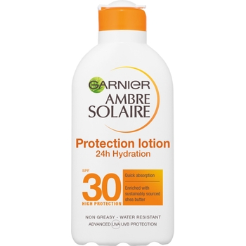 Garnier Ambre Solaire Hydra Protect 24H Sonnenmilch LSF 30 – Für Gesicht & Körper, 50 Ml