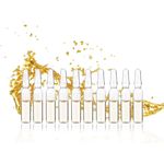 Ayer Radiance Énergie Lifting Serum 10 x 2 ml, aktiviert die Kollagenproduktion, mit Rosmarin, Salbei, Schafgarbe und Rosskastanienextrakt