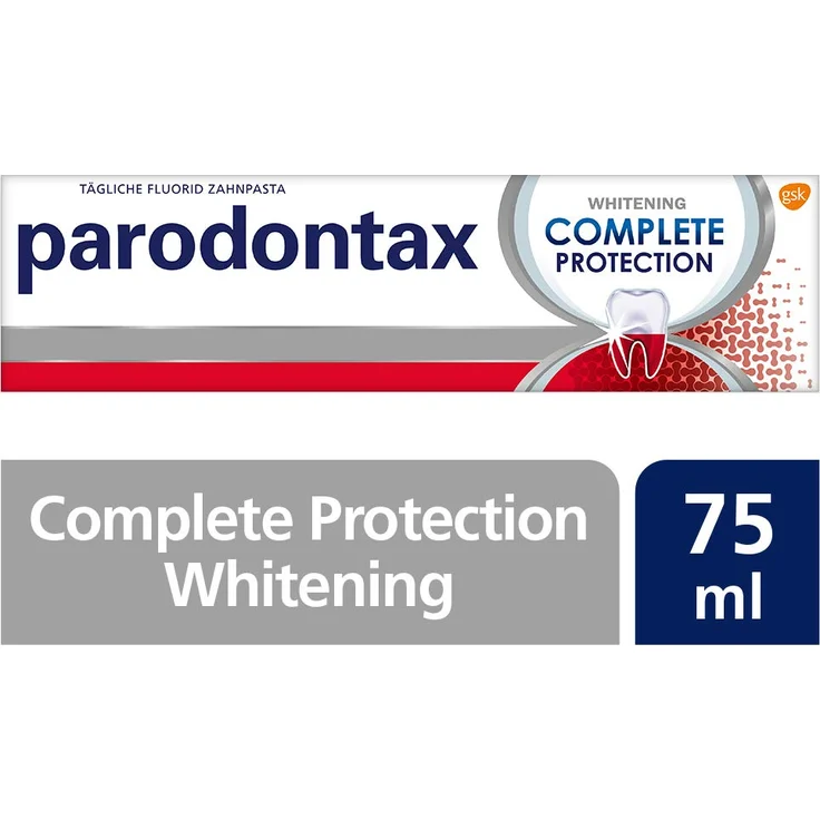 Parodontax Complete Protection Whitening Zahncreme, 75 ml – Bild 1