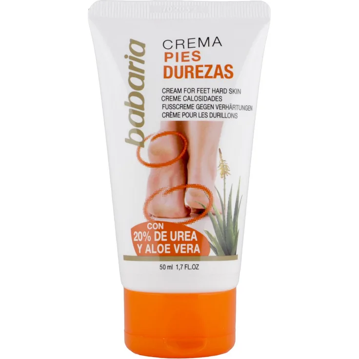 Babaria Aloe Vera Fußcreme Für Verhã?Rtungen, Hornhaut 50 ml