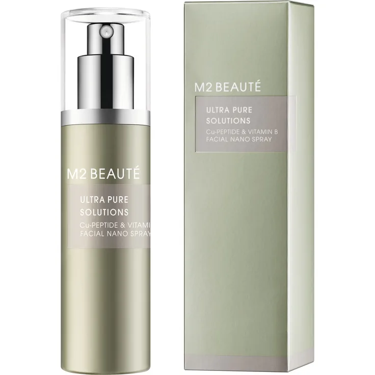 M2Beauté Ultra Pure Solutions Cu-Peptide & Vitamin B Facial Nano Spray 75 ml, mit pflegender Wirkung 