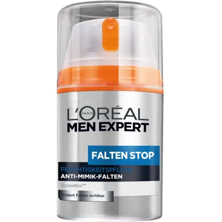 L'Oreal Men Expert Faltencreme Falten Stop Feuchtigkeitspflege 50 ml, für Herren empfohlen