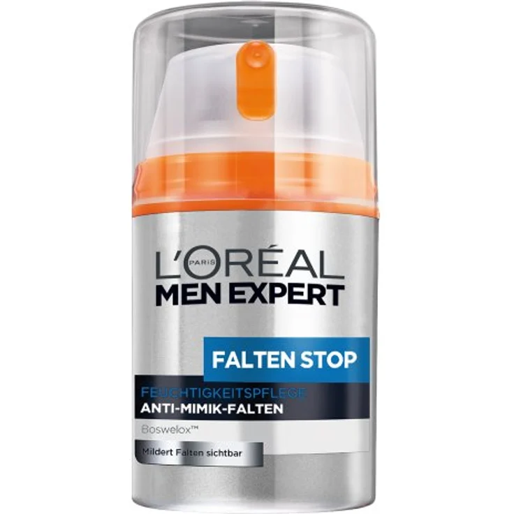 L'Oreal Men Expert Faltencreme Falten Stop Feuchtigkeitspflege 50 ml, für Herren empfohlen