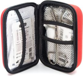 Flexeo Erste-Hilfe-Set Traveller im Nylon-Case, DIN-Norm 13167 (Motorrad), ideal für unterwegs