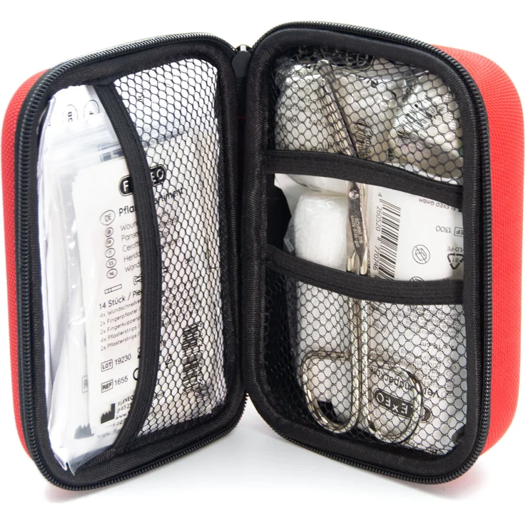 Flexeo Erste-Hilfe-Set Traveller im Nylon-Case, DIN-Norm 13167 (Motorrad), ideal für unterwegs – Bild 1