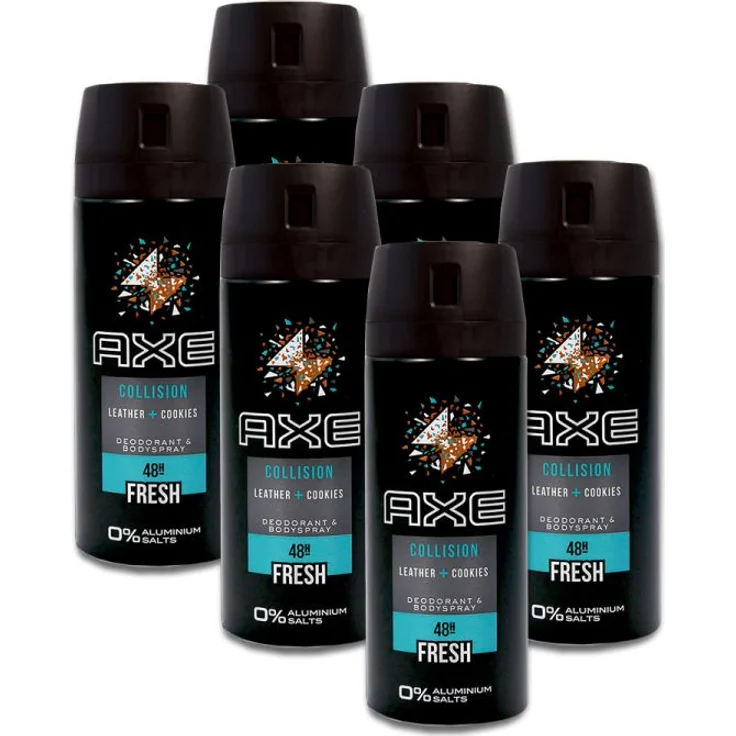 Axe Deodorant Bodyspray Collision Leather Cookies 48H 150 ml – Bild 1