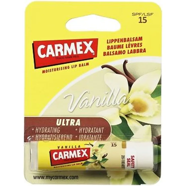 Carmex Vanilla Heilender Lippenbalsam Stift Mit Vanillegeschmack Spf15 4,25 g Für Frauen