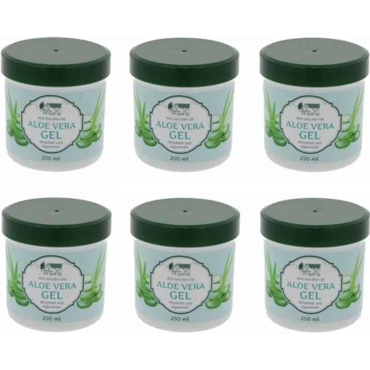 6 x Aloe Vera Gel 250 ml 