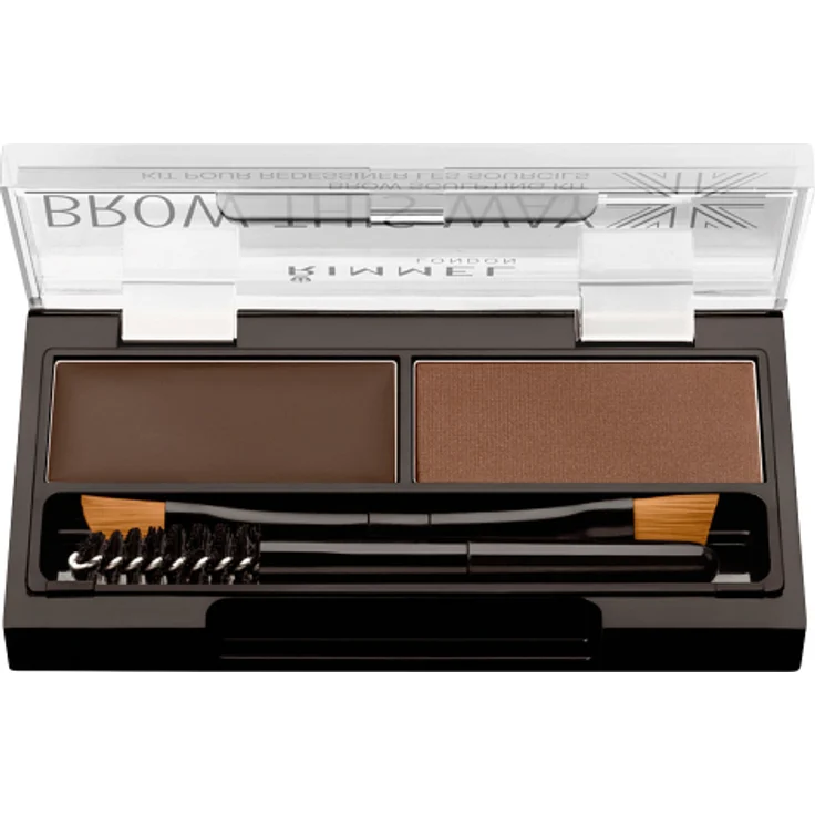 BROW THIS WAY eyebrow sculpting kit #003 -dark brown Augenbrauen Set – Bild 1