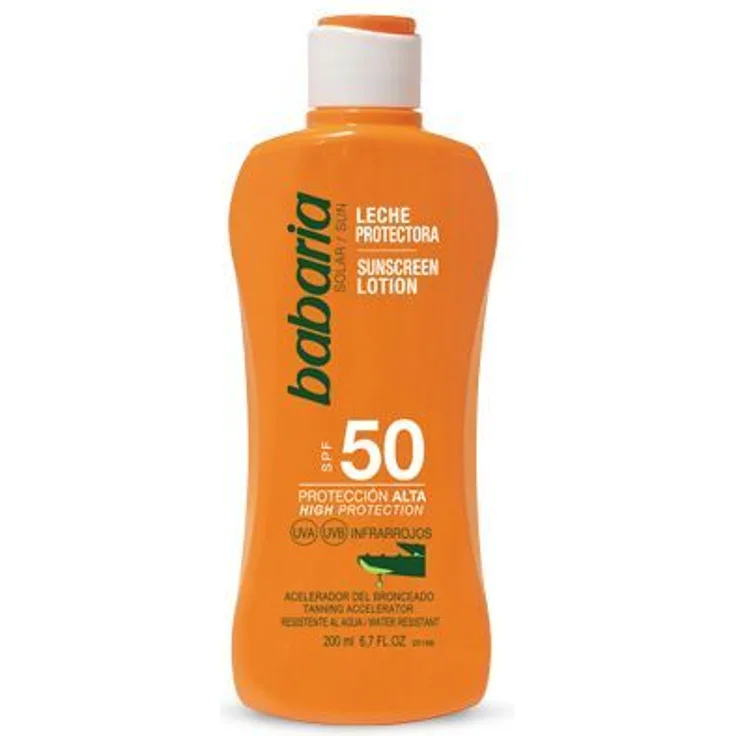 Babaria Aloe Vera Leche Protectora LSF50 Proteccion Alta Sonnencreme 200 ml