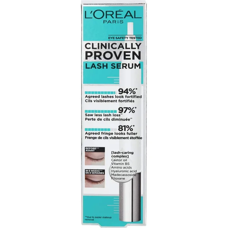 L'Oréal Clinically Proven Lash Serum #00-Transparent 1,9 ml