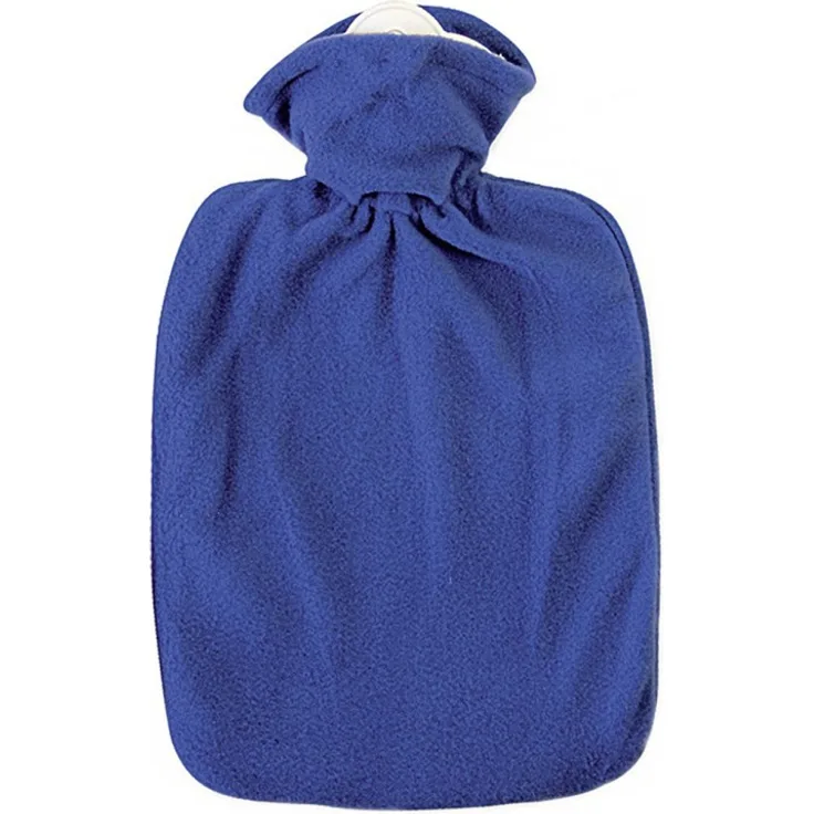 Hugo Frosch Wärmflasche Klassik Fleecebezug 1,8 l blau (0412)
