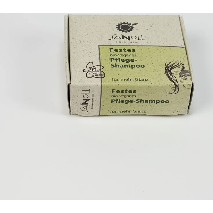 Sanoll Festes bio veganes Pflege Shampoo 60g