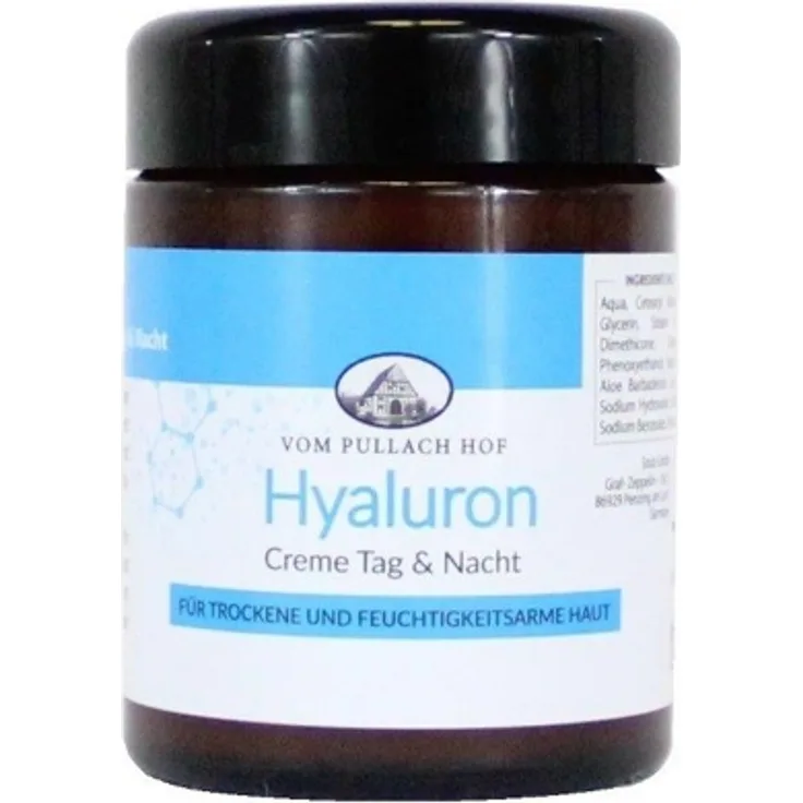 Vom Pullach Hof Pullach Hof. Hyaluron Creme 100 ml Tagespflege für Damen und Herren