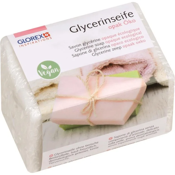 GLOREX 6 1600 130 Glycerin-Seife Öko 250g opak für Alle Hauttypen geeignet