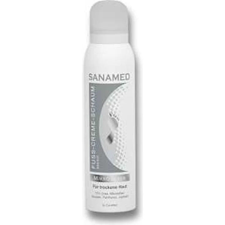 Sanamed Fuß-Creme-Schaum Mikrosilber  – Bild 1