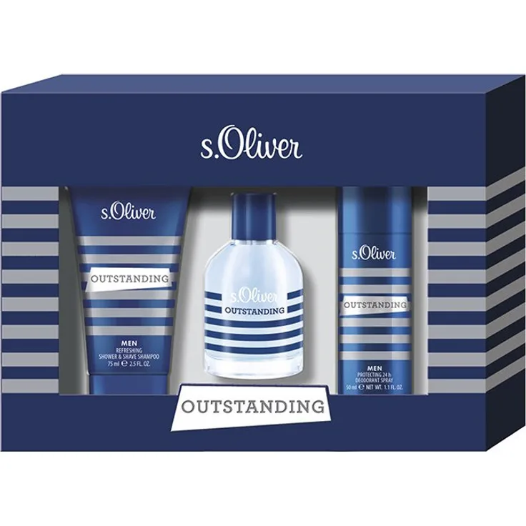 s.Oliver Outstanding Men Set EdT 30 ml + Deodorant + Duschgel