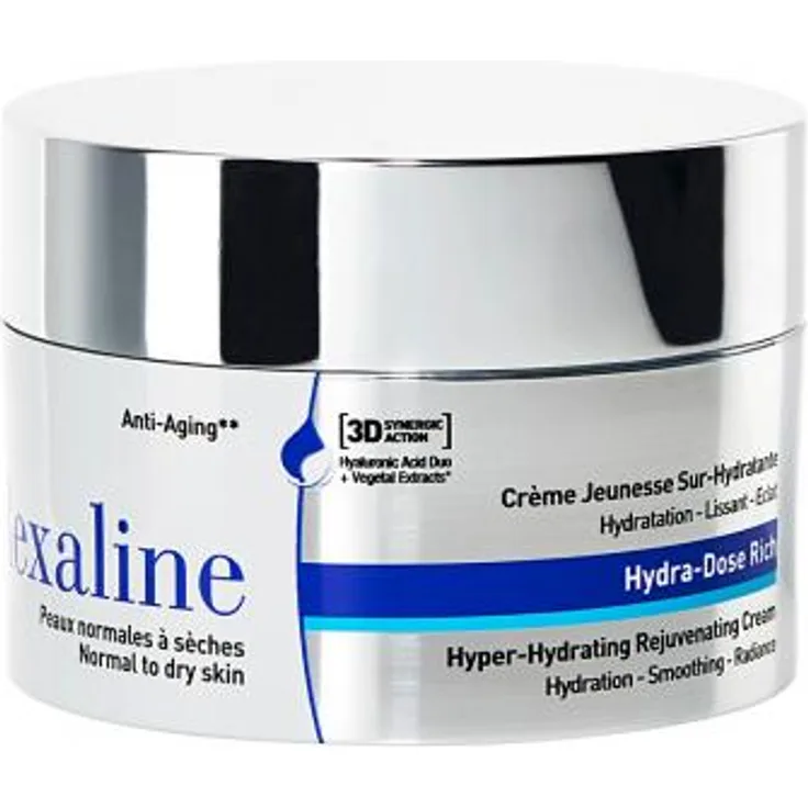 Rexaline 3D HYDRA-DOSE RICH hyper-hydrating rejuvenating cream 50 ml mit feuchtigkeitsspendender Wirkung für trockene Haut