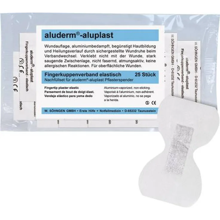 Söhngen 1009913 Nachfüllset aluderm-aluplast Wundverbände für Pflasterspender 25