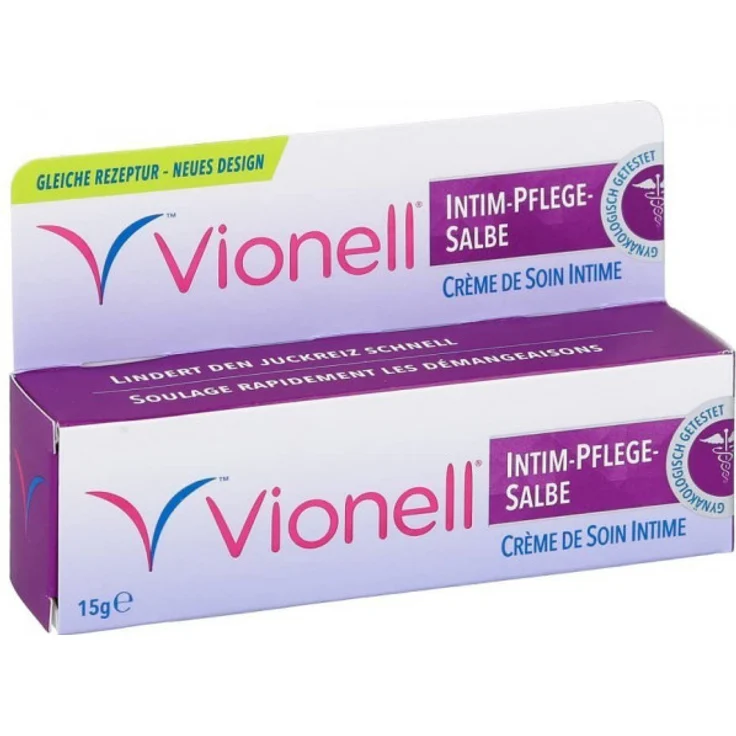 Vionell Intim Pflege Salbe Wirksame Pflege für den Intimbereich 15 ml – Bild 2