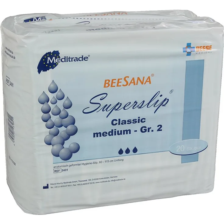 Meditrade Beesana Superslip Super Medium größe 2, 1er Pack (1 x 15 Stück)