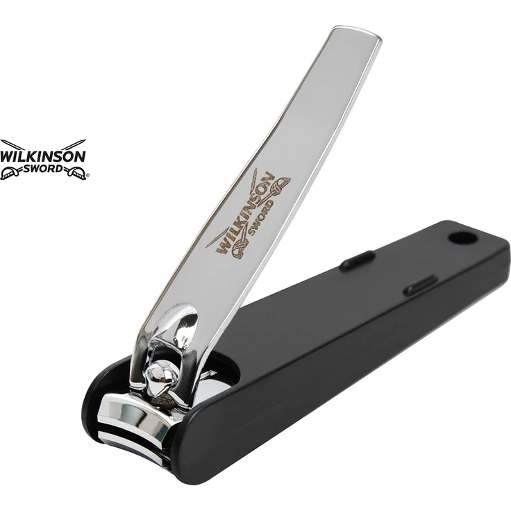 Wilkinson Sword Maniküre Nagelknipsermit Nagelfang in Chrom, 1 St – Bild 1