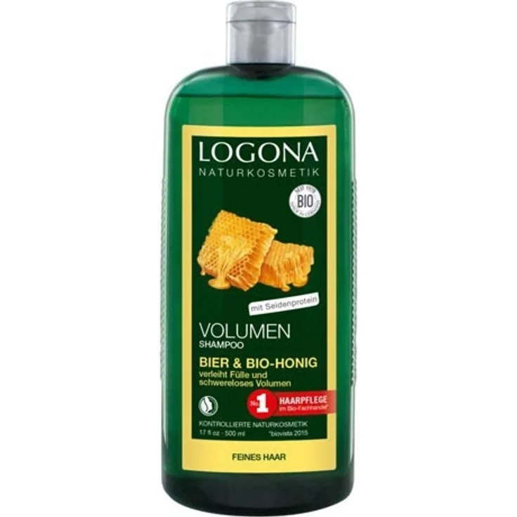 Logona Volumen-Shampoo Bier & Honig 500 ml