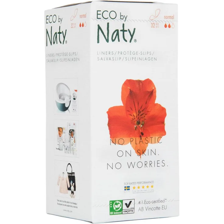 Eco by Naty Slipeinlagen normal, 32 Stück