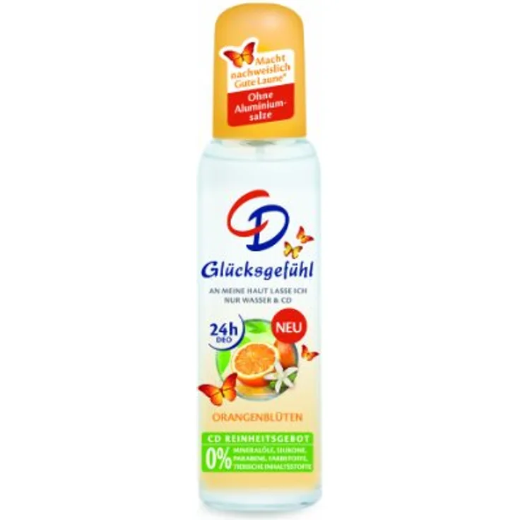 CD Deo Zerstäuber Glücksgefühl für einen Energie-Kick & zuverlässigen Schutz vor Körpergeruch 75 ml