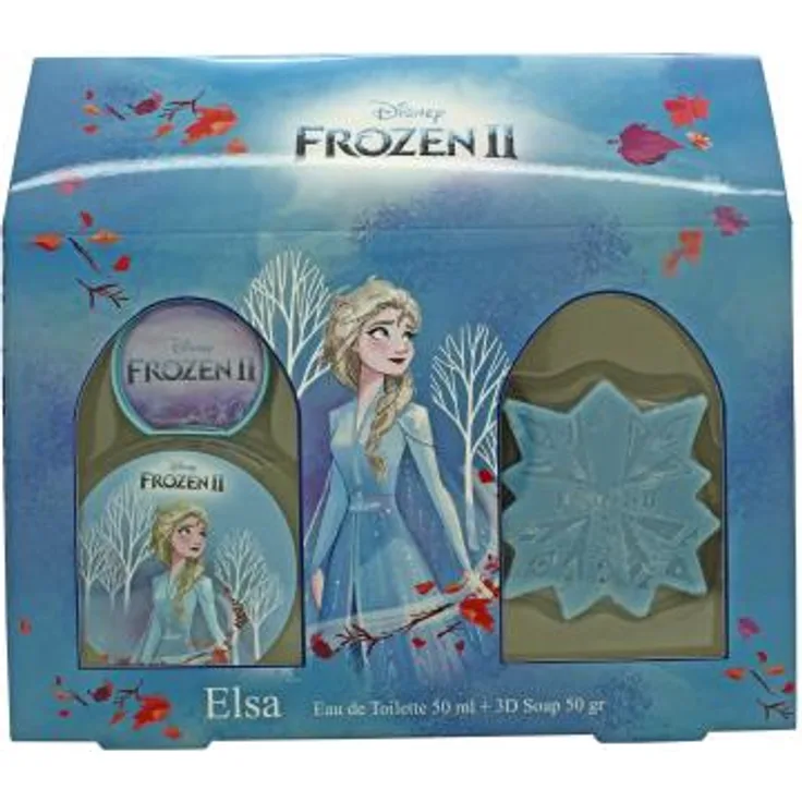 Disney Frozen II Elsa Set Eau de Toilette (EdT) 50 ml EDT + Seife 50 g
