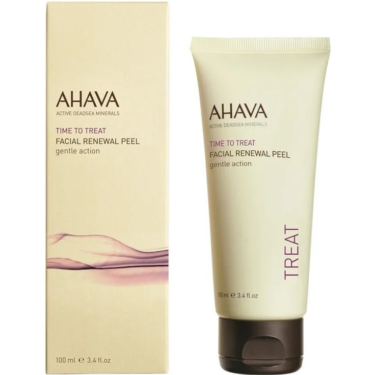 Ahava Time to Treat Facial Renewal Peel 100 ml, mit Fruchtsäuren und Wasser aus dem Toten Meer, Aktiviert die Zellerneuerung  – Bild 1