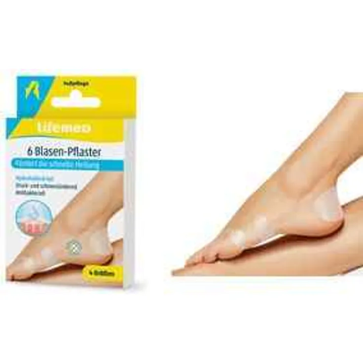 Lifemed Blasen-Pflaster, transparent, 6er, zur Schmerzlinderung