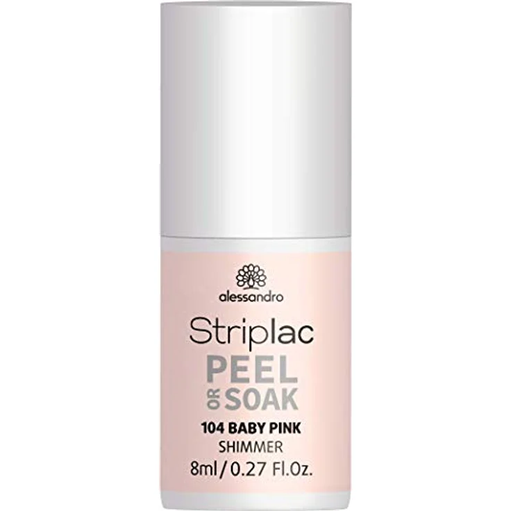 Alessandro Striplac Peel or Soak 104 Baby Pink 8, Farbton: Pink – Bild 1