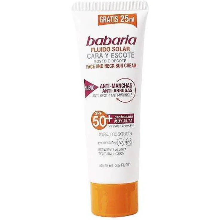 Babaria Sonnenschutzcreme für das Gesicht Solar Adn Sensitive Babaria LSF 50 75 ml