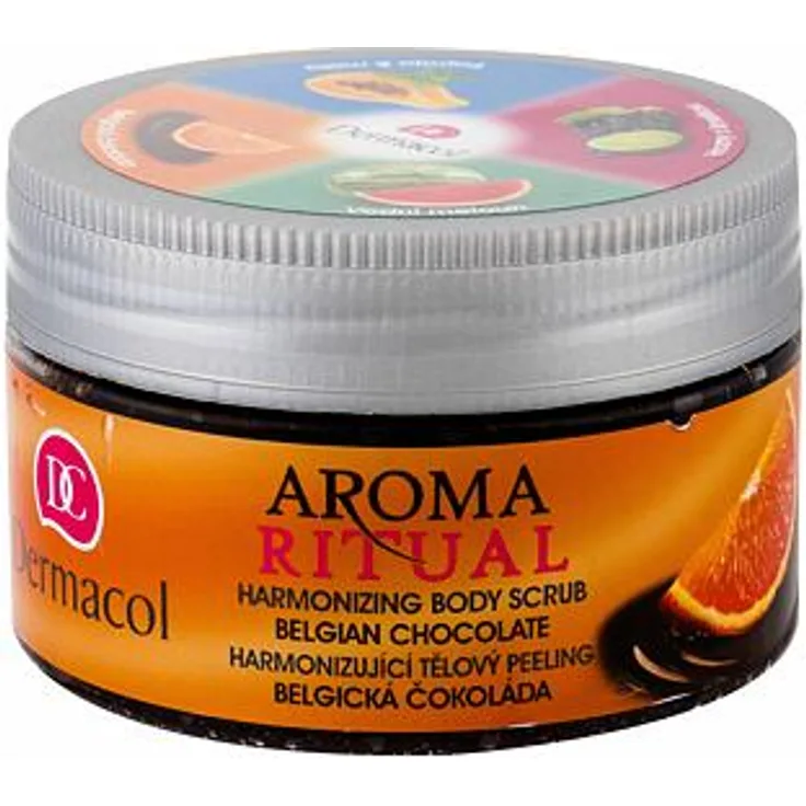 Dermacol Aroma Ritual Belgian Chocolate Harmonisierendes Körperpeeling 200 ml