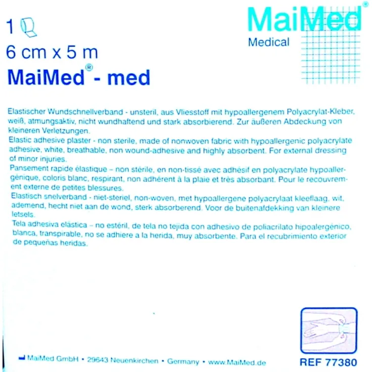 MaiMed MaiMed - med elastischer Wundschnellverband 6 cm x 5 m, 1 x 1 St., 1 Stück