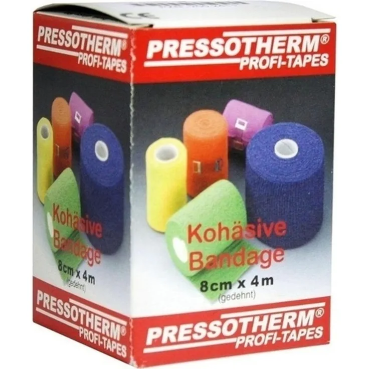 ABC Apotheken-Bedarfs-Center Pressotherm Kohäsive Bandage 8 cmx4 m grün 1 St.