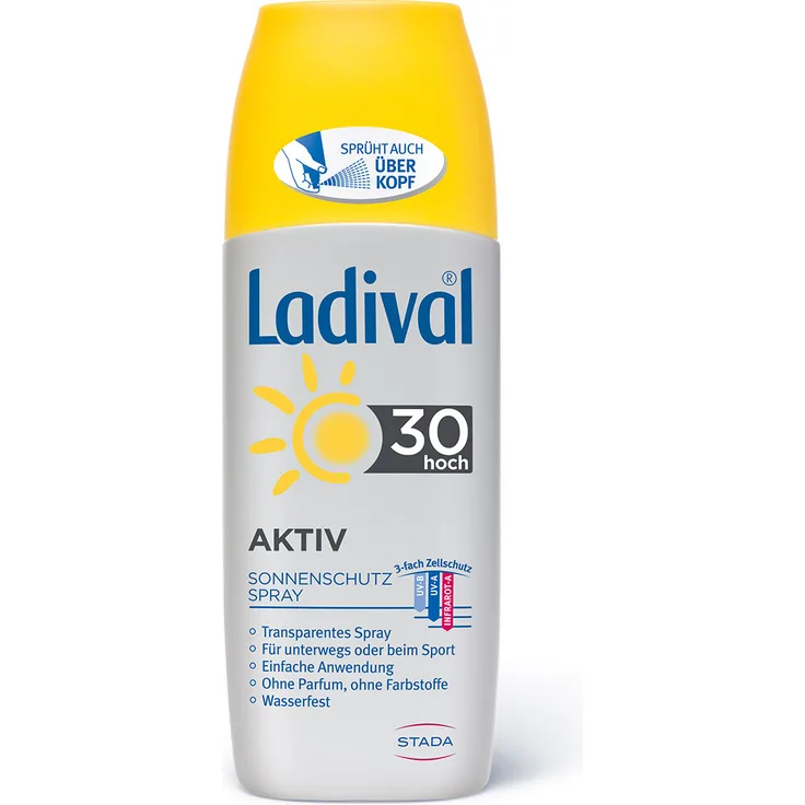Ladival Produkte Ladival Produkte Ladival Aktiv Sonnenschutzspray LSF 30 Sonnencreme 150 ml