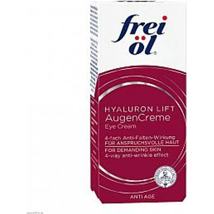 Frei Öl Augen- & Lippenpflege ANTI AGE HYALURON LIFT Augen-Creme Augencreme 15 ml – Bild 1