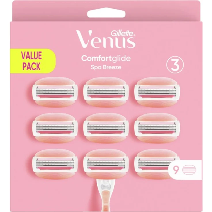 Gillette Venus ComfortGlide Klingen 9 Stück – Bild 1