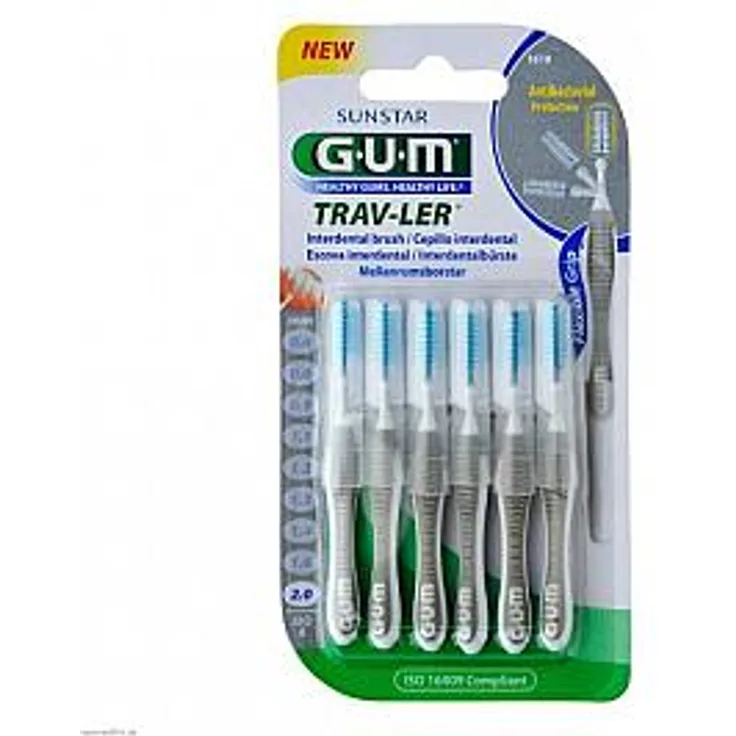 Gum Trav-Ler Grau Ke2.0 IN 6 Stück