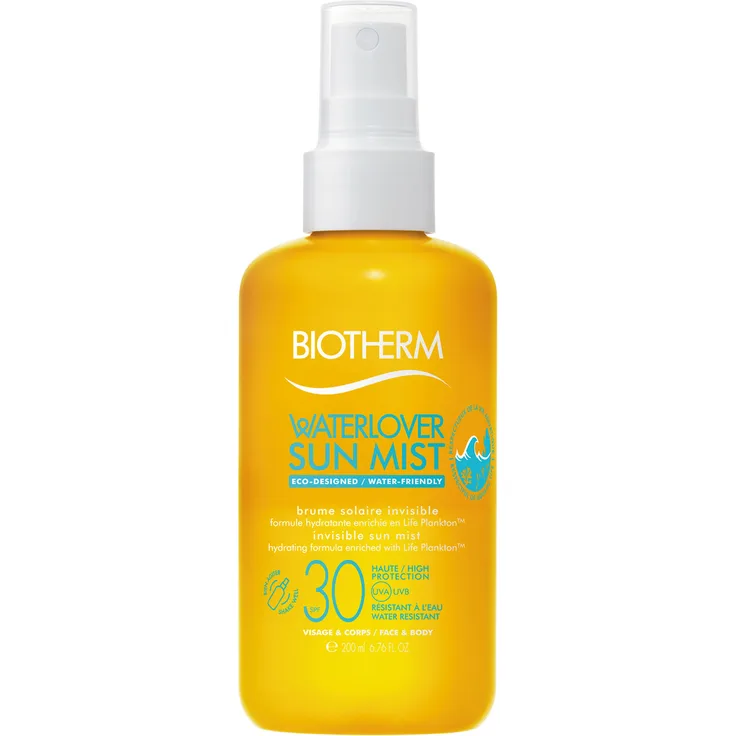 Biotherm Waterlover Transparentes LSF 30 Sonnenspray, 200 ml für das Gesicht und den Körper