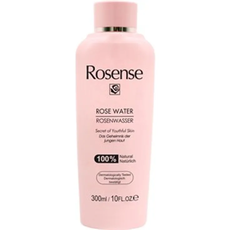 Rosense Pflege Gesichtspflege Rosenwasser 300 ml, für Damen und Herren 