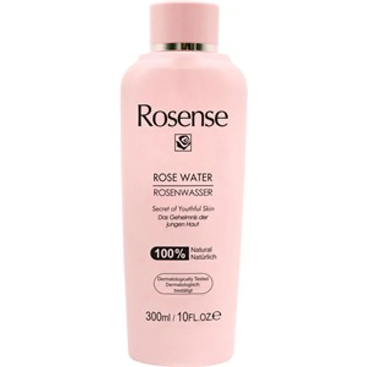 Rosense Pflege Gesichtspflege Rosenwasser 300 ml, für Damen und Herren  – Bild 1