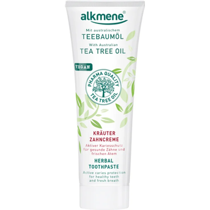 Alkmene Teebaum Zahncreme Kräuter 100 ml – Bild 1