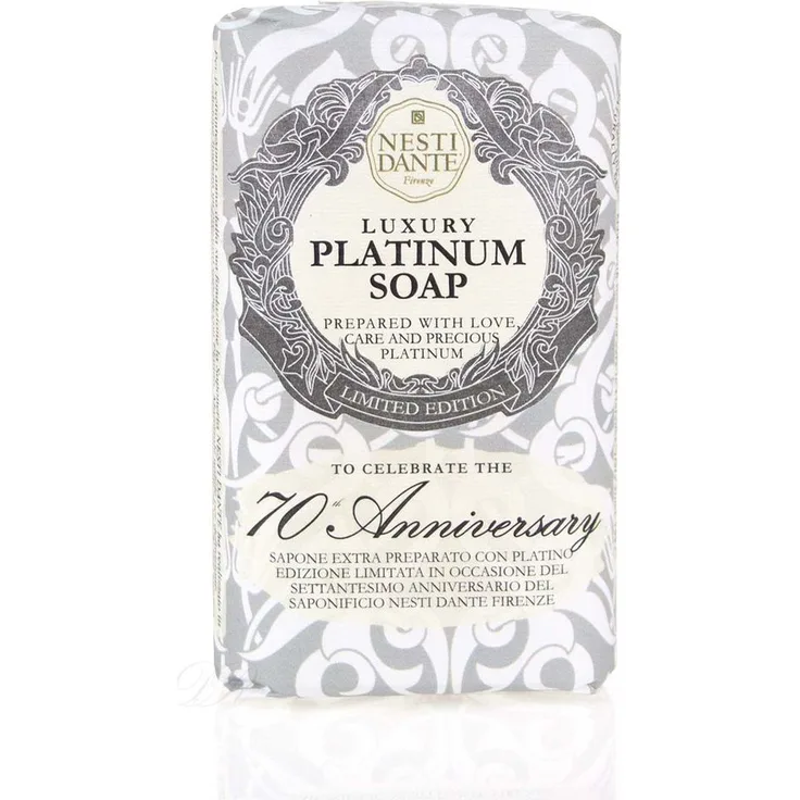 NESTI DANTE Nesti Dante Luxury Platinum Seife mit kostbarem Platin 250 g für Alle Hauttypen geeignet