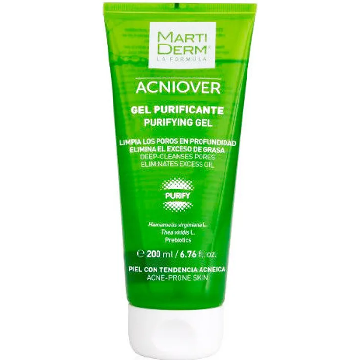 Martiderm Gesichtsreinigungsgel Acniover Martiderm 200 ml, für Damen und Herren 