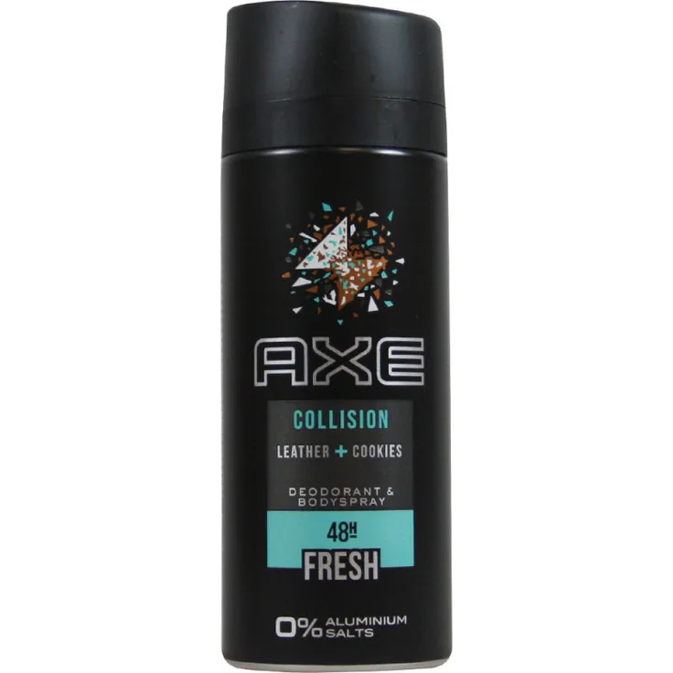 Axe Deodorant Bodyspray Collision Leather Cookies 48H 150 ml